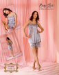 Body Girl Exquisite 2-Piece Short Cami Ultimate Comfort Nightwear Set for Girls & Women