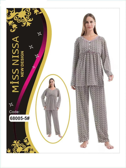 Soft Cotton Loose-Fit Long Nightshirt Comfortable Daily Wear and Sleepwear