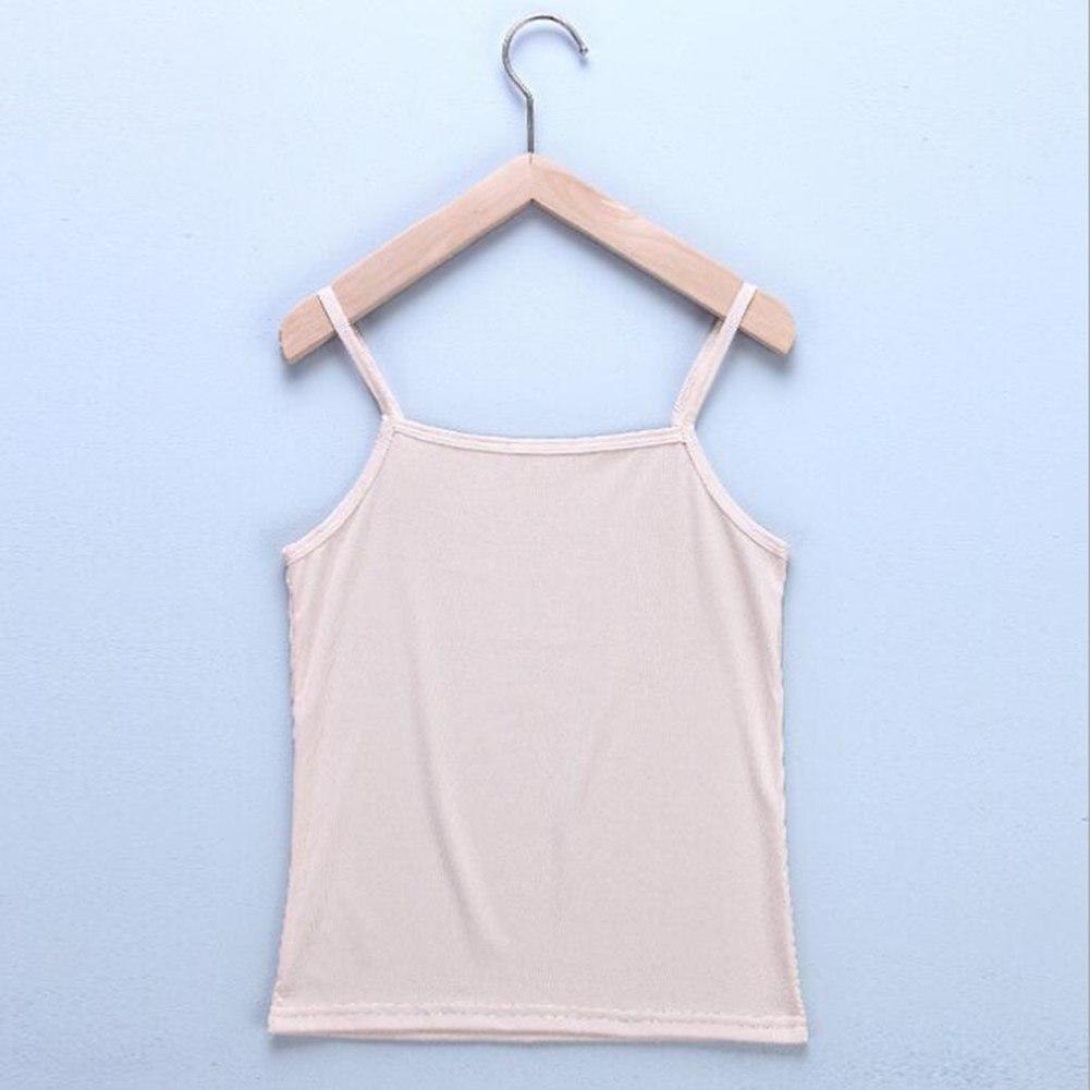 Women Camisole Slim Stretchy Spaghetti Strap Sleeveless O-Neck Basic Plain Vest Tops